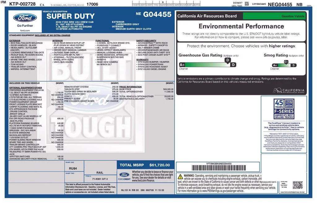 ford f-350 super duty 2022 1FT8W3BN5NEG04455 image ford f-350 super duty 2022 1FT8W3BN5NEG04455 image